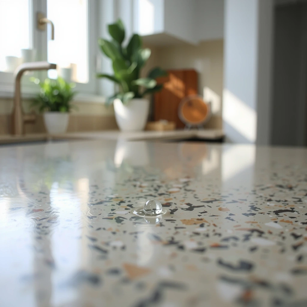 Pristine kitchen surface