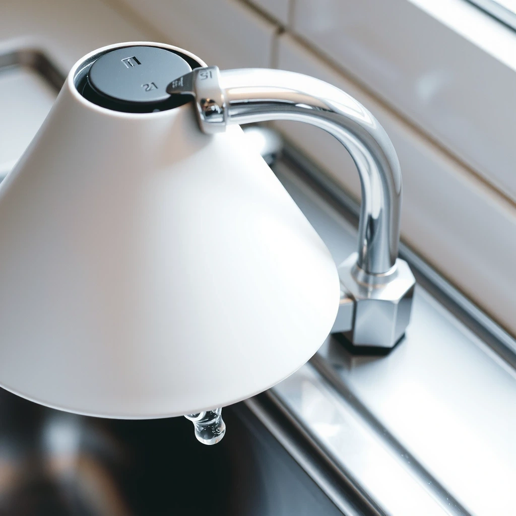 Sparkling clean faucet detail