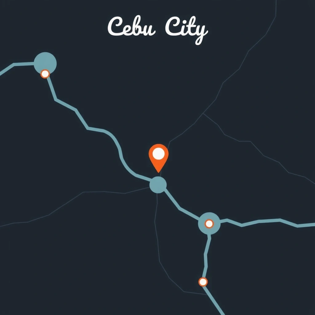 Map of Cebu City Service Area